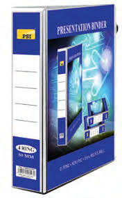 PSI Presentation 4 Ring Binder, 40MM Office File Display Files - Nejoom Stationery