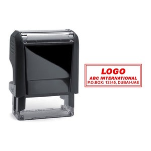 Rectangle Self Inking Company Stamps - Nejoom Stationery