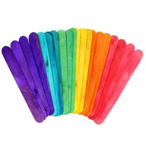 Sadaf Colored Wooden Lolly Sticks - Nejoom Stationery