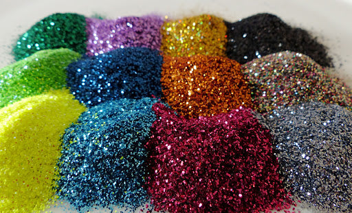 Sadaf Craft & Decoration Glitter Stacker Jar - Nejoom Stationery