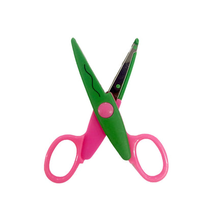 Sadaf Zig Zag Scissors School Craft Scrap Book Scissors - Nejoom Stationery