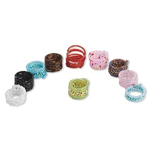 SBC Creative Kidz. Friendship  Beaded  Rings Kit - Nejoom Stationery