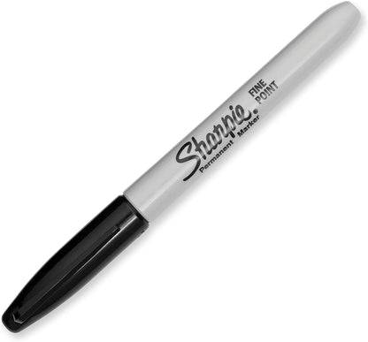 Sharpie Permanent Markers Fine point Black 24pcs