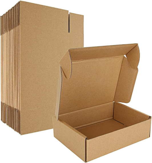 Small Corrugated Box (40 CM X 26 CM X 9 CM) Small Carton Cardboard Boxes for Mailing Box Packaging - Pack of 5