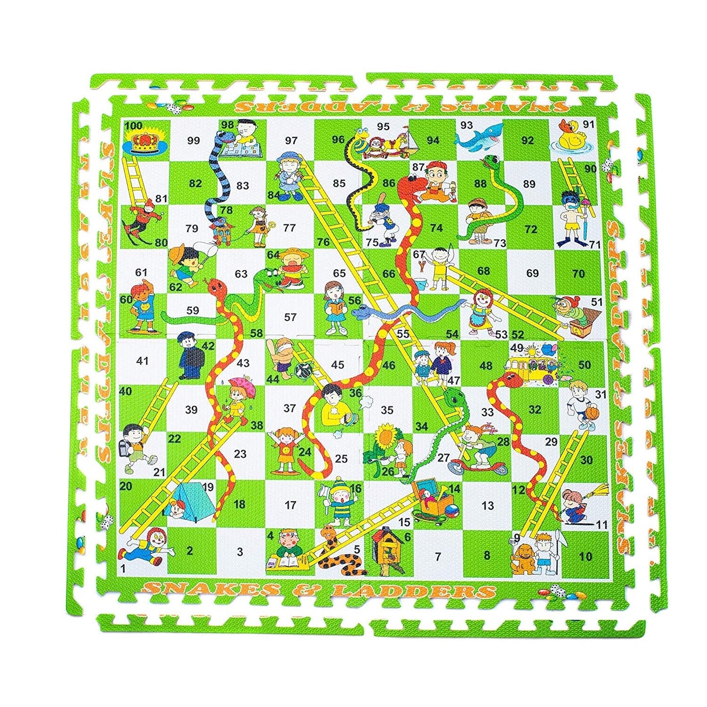 Snake & Ladder Game Board Mat - Nejoom Stationery