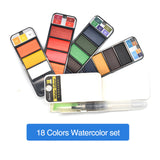 Solid Watercolor Paint Set - Nejoom Stationery