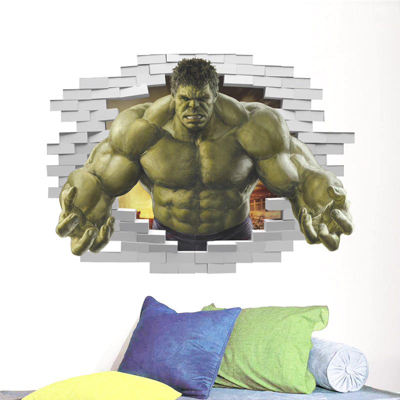 Spider-man ,Hulk Wall Stickers - Nejoom Stationery