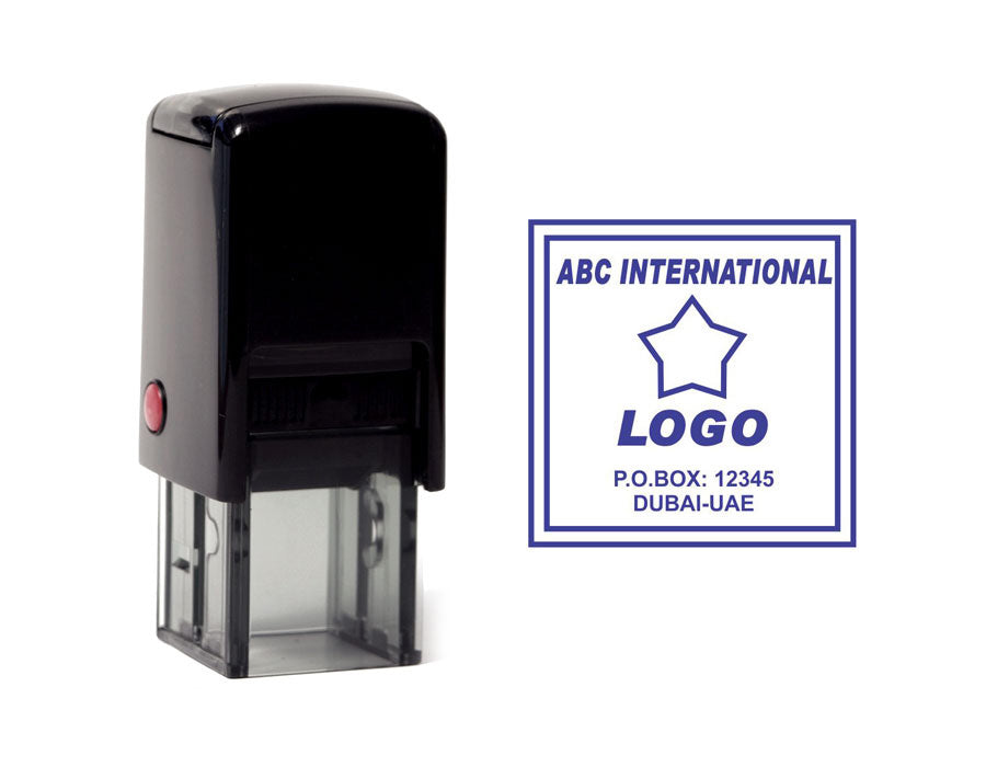 Square Self Inking Company Stamps - Nejoom Stationery