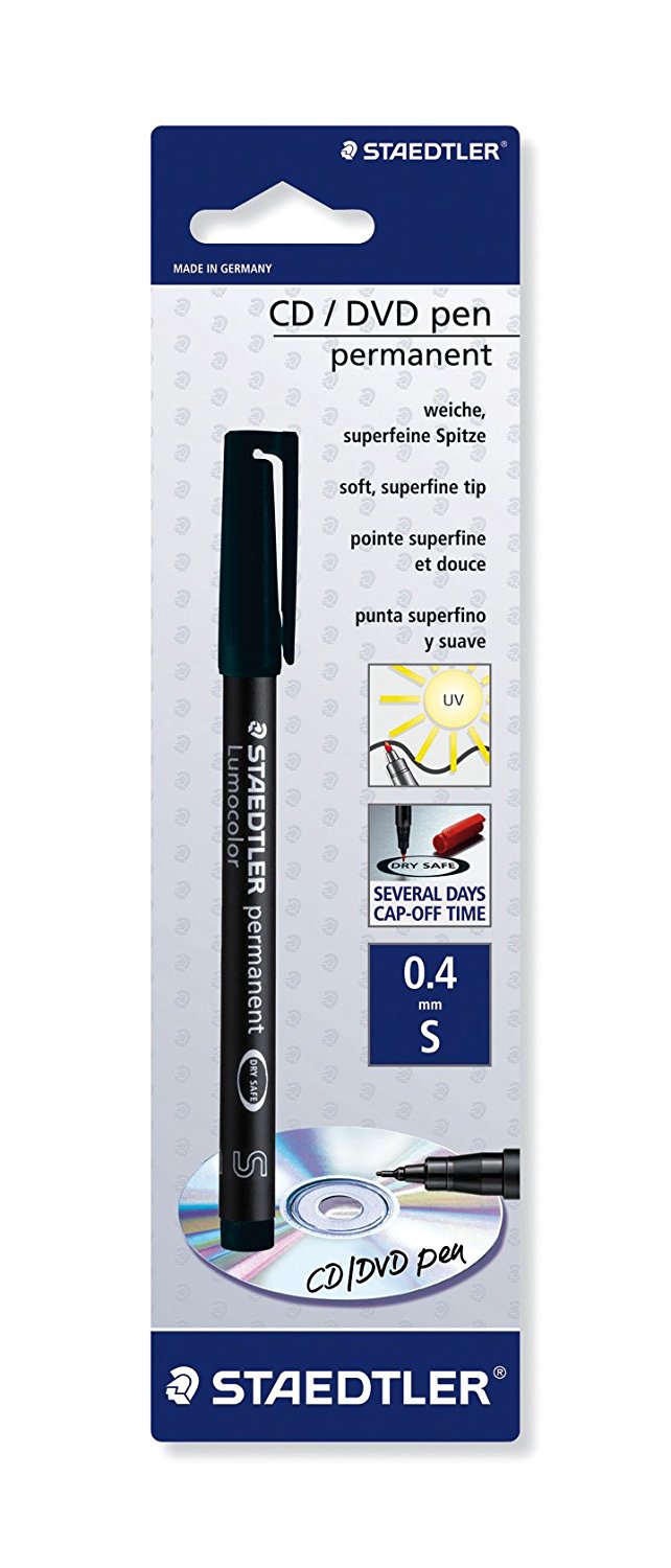 Staedtler CD/DVD Lumocolor Pen Black