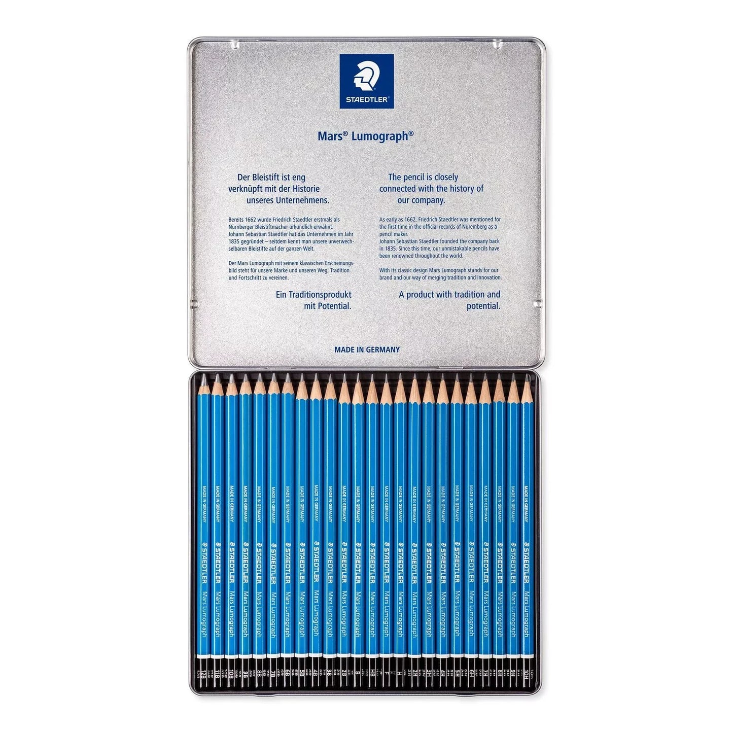 Staedtler Mars Lumograph Pencil Set 24 PCS