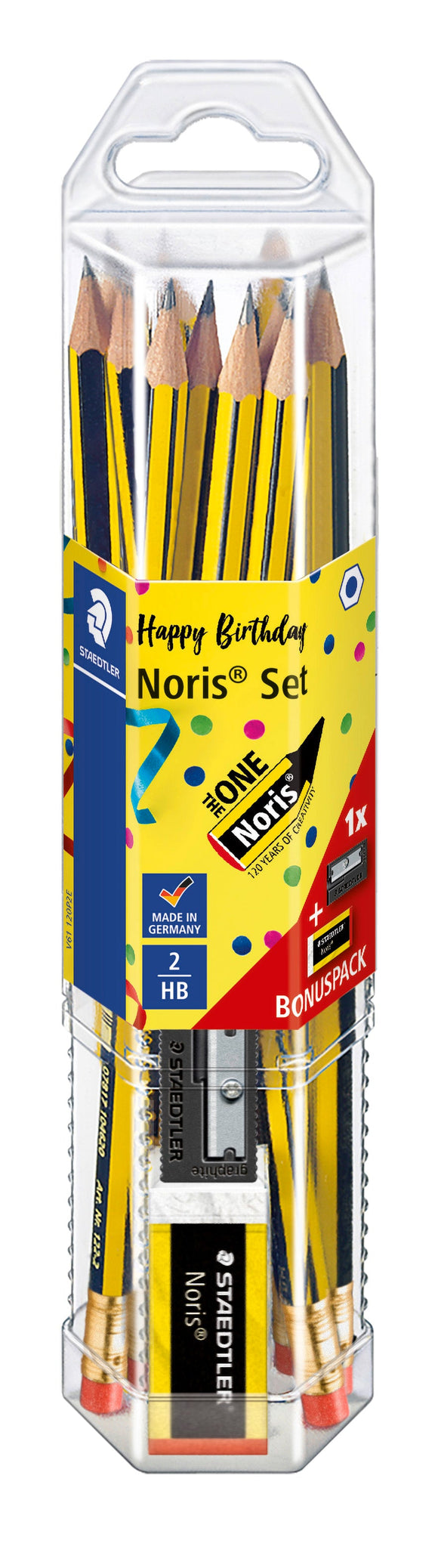 Staedtler Noris Bday 12 pencils+1Sharpner+1Eraser