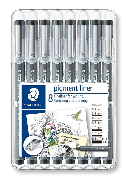 Staedtler Pigment Liner 308 set 8col