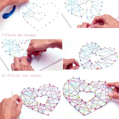 String Art DIY Craft And Art Educational Toy Kids Toy - Nejoom Stationery