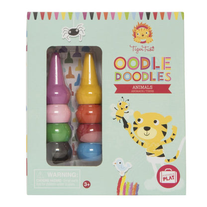 Tiger Tribe - Oodle Doodle Crayon Animals Set