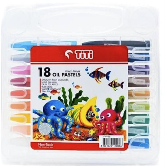 Titi 18 colour oil pastels - Nejoom Stationery