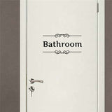 Toilet Entrance Sign Door Stickers - Nejoom Stationery