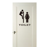 Toilet Entrance Sign Door Stickers - Nejoom Stationery