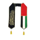 UAE National Day Embroidery Scarf 15x145cm