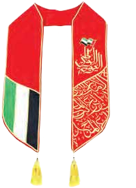 UAE National Day Embroidery Scarf 15x145cm - EmbroideryScarf25