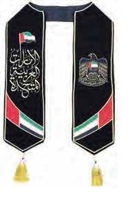 UAE National Day Embroidery Scarf 15x145cm - EmbroideryScarf30