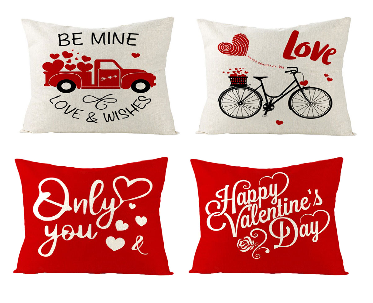 Valentine's Day Personalized Pillow/Cushion Cover Print