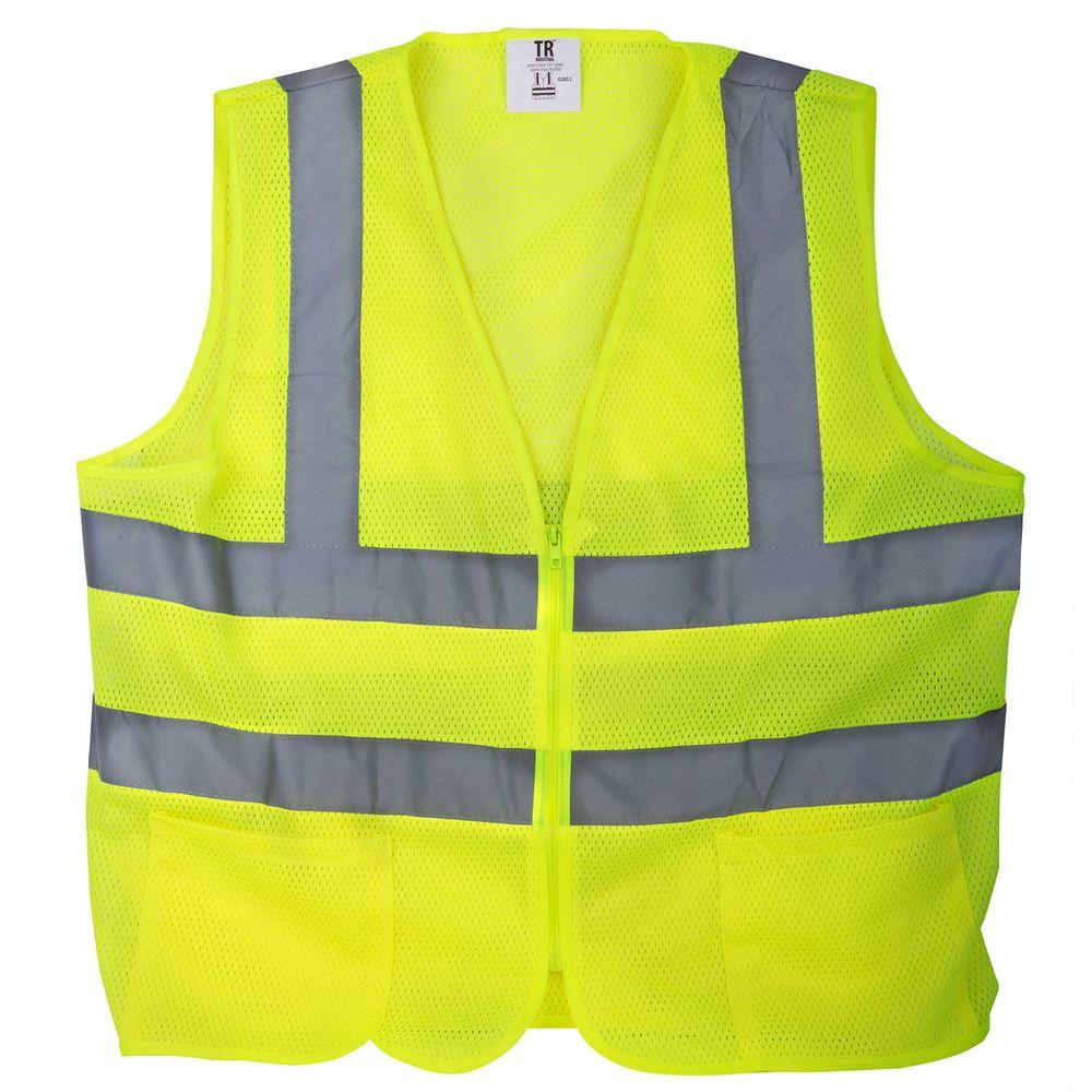 ellow Mesh High Visibility Reflective Safety Vest 