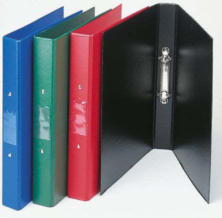 ZS 2 Ring File A4 35mm - Black/Blue/Green/Grey | Nejoom Stationery