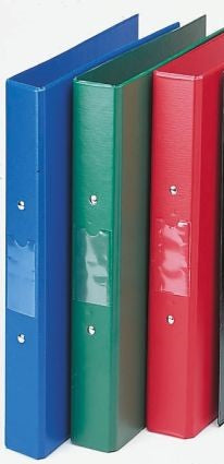 ZS 4 Ring File -Blue/Black/Grey/Red/Green | Nejoom Stationery