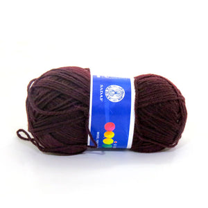 Knitting Yarn Crochet 100g Brown