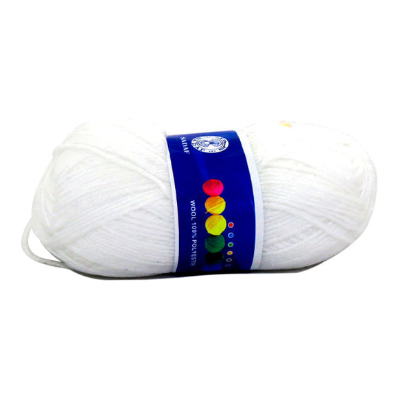 Knitting Yarn Crochet 100g White