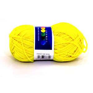 Knitting Yarn Crochet 100g Yellow