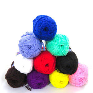 Knitting Yarn Crochet 100g 10 colour (mix colour)