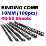 Sadaf Comb Binding Ring 10 mm 100 Pcs box - Nejoom Stationery