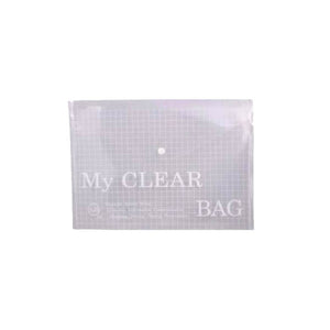  Clear Bag Legal Size Clear 12 Pcs/Pack (White/Blue/Yellow/Green/Pink