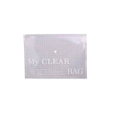 ZS My Clear Bag A4 Clear 12 Pcs/Pack  Document Bag - Nejoom Stationery