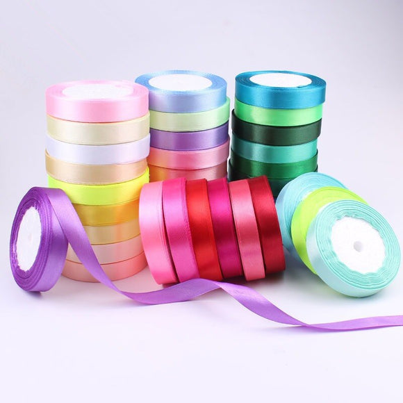 Diy Ribbon Satin Gift Wrapping, Silk Ribbons Craft Satin
