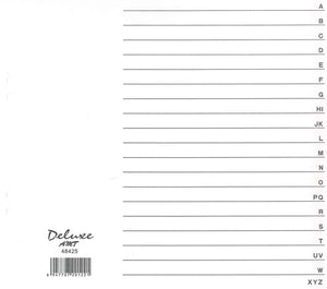 Deluxe Amt Index Divider A-Z  (A5 Grey Color) - Nejoom Stationery