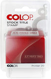 COLOP Printer 20 Stock text Stamp - Nejoom Stationery