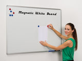 Partner Magnetic White Board For School Office Seminar Writing Erasable Dry Wipe - Nejoom Stationery