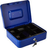Atlas Cash box W250 x L200 x H90mm Blue