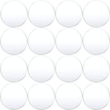 16 Pieces Clear Acrylic 2mm Thick Acrylic Plastic Disc Transparent Round Acrylic Panel Circle Acrylic Sheets Sign for Picture Frame Painting DIY Crafts (5 cm) - Nejoom Stationery