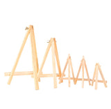 Mini wooden art triangle easel kids Desk Stand 20*30cm 