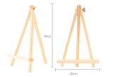 Mini wooden art triangle easel kids Desk Stand 20*30cm