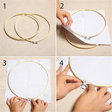 Set of 5 Circle Embroidery Hoops - Nejoom Stationery