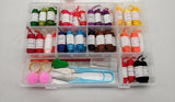 Cross stitch embroidery thread with tools- 50 pcs - Nejoom Stationery