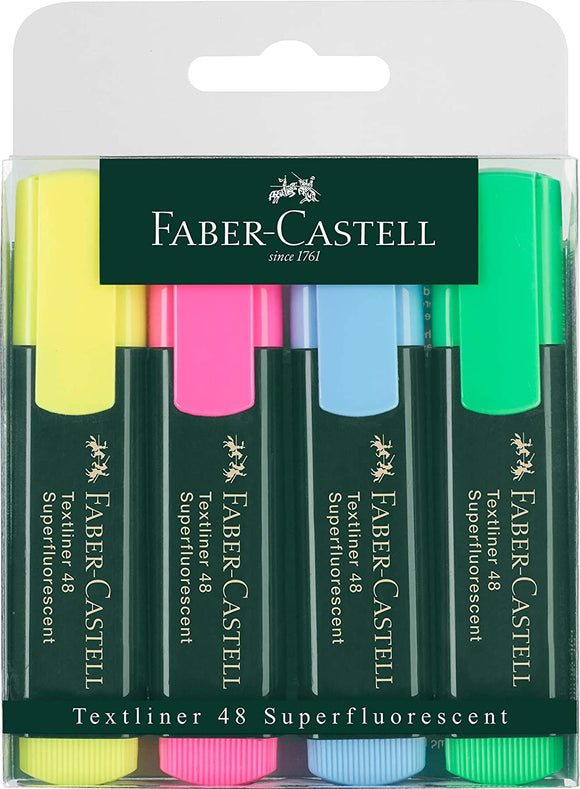 Faber Castell Textliner Highlighter 4pcs - Nejoom Stationery