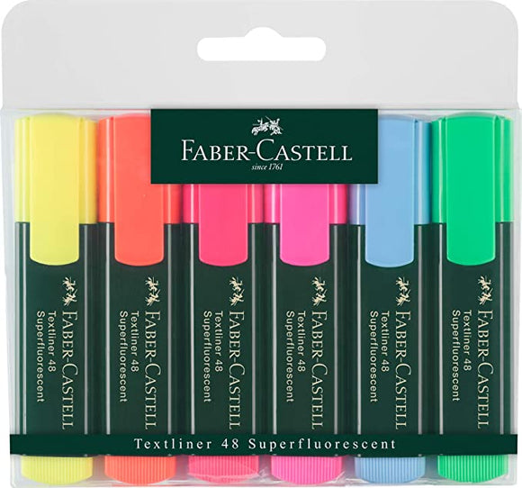Faber Castell Textliner Highlighter 6pcs