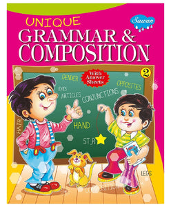 Sawan Unique Grammar & Composition - 2 - Nejoom Stationery