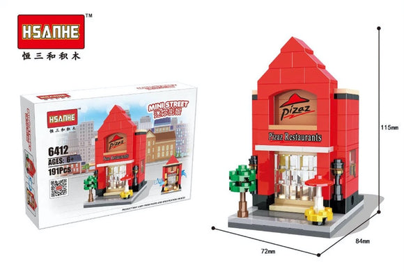 Mini Bricks. - Pizza Store - Nejoom Stationery