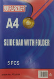 PARTNER Sliding Bar Report File A4(5 pcs / pack) - Nejoom Stationery